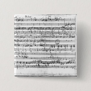 Bóton Quadrado 5.08cm Trio, de E no major 'Kegelstatt horizontalmente