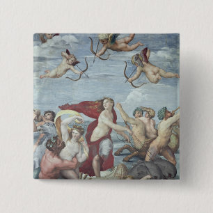 Bóton Quadrado 5.08cm Triumph de Galatea, 1512-14