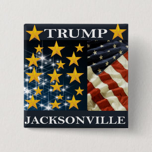 BÓTON QUADRADO 5.08CM TRUMP JACKSONVILLE
