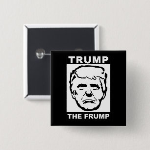 Bóton Quadrado 5.08cm trump the frump