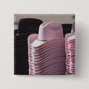 Bóton Quadrado 5.08cm Tucson, arizona. Chapéus de vaqueiro para homens 