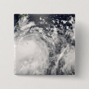Bóton Quadrado 5.08cm Tufão Fengshen sobre as Filipinas