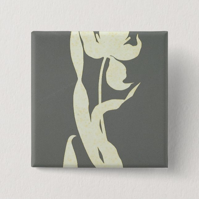 Bóton Quadrado 5.08cm Tulipa (Frente)