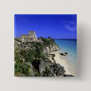 Bóton Quadrado 5.08cm Tulum, México