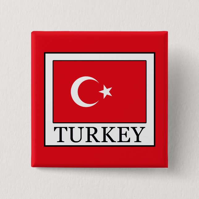 Bóton Quadrado 5.08cm Turquia (Frente)