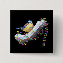 Bóton Quadrado 5.08cm Twinkle Twinkle Little Tit