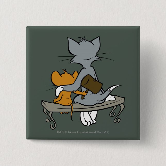 Bóton Quadrado 5.08cm Twist (Frente)