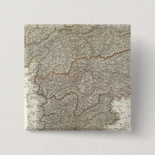 Bóton Quadrado 5.08cm Tyrol, Voralberg, Liechtenstein