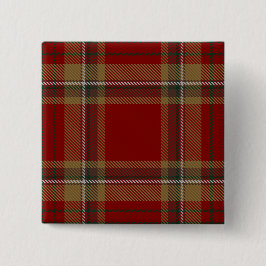 Bóton Quadrado 5.08cm Tyrone County Irish Tartan