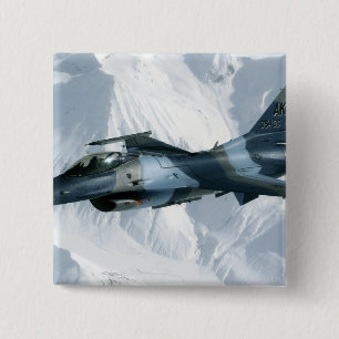 Bóton Quadrado 5.08cm Um agressor F-16