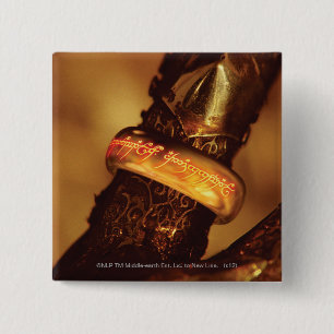 BÓTON QUADRADO 5.08CM UM ANEL PARA GOVERNAR TODOS ELES™