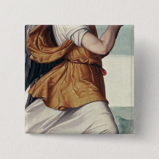 Bóton Quadrado 5.08cm Um anjo (Frente)