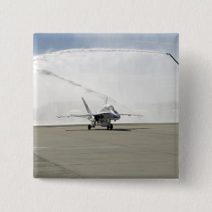 Bóton Quadrado 5.08cm Um avião F-18