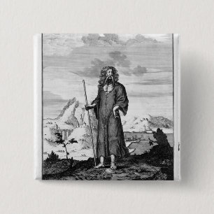 Bóton Quadrado 5.08cm Um Druid