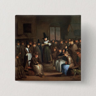 Bóton Quadrado 5.08cm Um encontro dos quacres