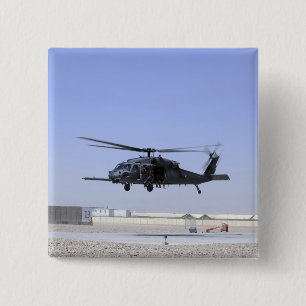 Bóton Quadrado 5.08cm Um HH-60G pavimenta o falcão que descola do