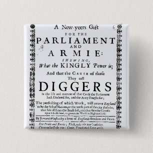 Bóton Quadrado 5.08cm Um presente de ano novo