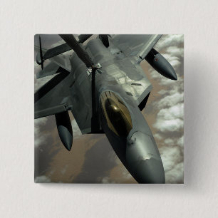 Bóton Quadrado 5.08cm Um raptor da força aérea de E.U.F-22 é