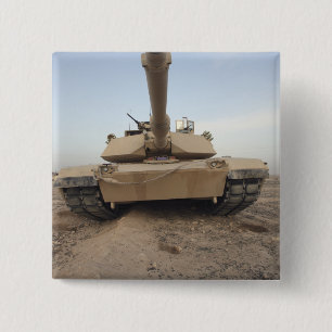 Bóton Quadrado 5.08cm Um tanque de guerra M-1A1