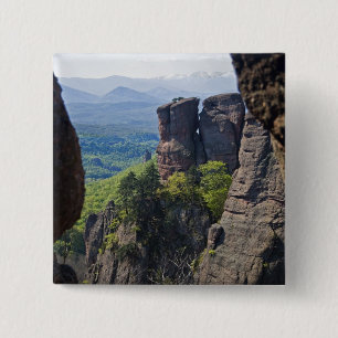 Bóton Quadrado 5.08cm Uma caminhada pelas ruínas do Castelo de Belogradc