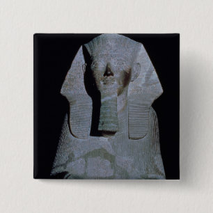 Bóton Quadrado 5.08cm Uma esfinge da rainha Hatshepsut