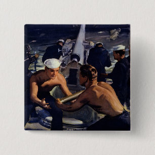 Bóton Quadrado 5.08cm Uma mensagem da América