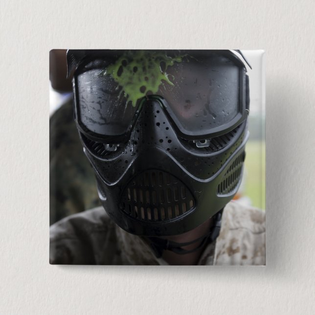 Bóton Quadrado 5.08cm Uma rodada de pinball (Frente)