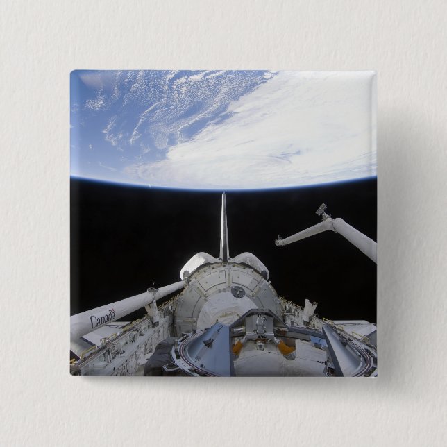 Bóton Quadrado 5.08cm Uma visualização parcial do nó Tranquilidade (Frente)