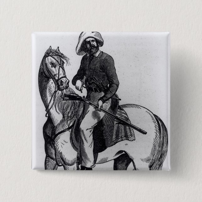 Bóton Quadrado 5.08cm Umas Texas Rangers (Frente)