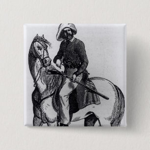 Bóton Quadrado 5.08cm Umas Texas Rangers