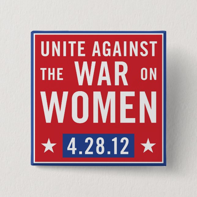 Bóton Quadrado 5.08cm Una o botão (Frente)