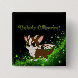 Bóton Quadrado 5.08cm Unholy Offspring Button