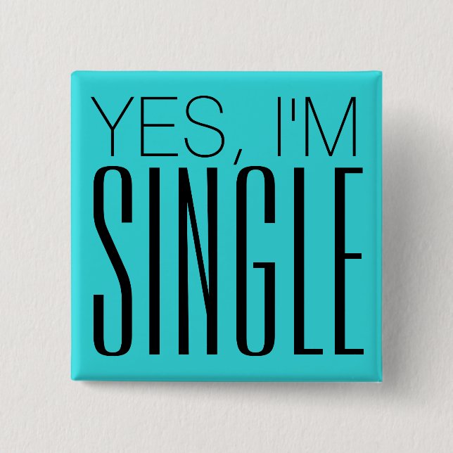 Bóton Quadrado 5.08cm ÚNICO botão (Frente)