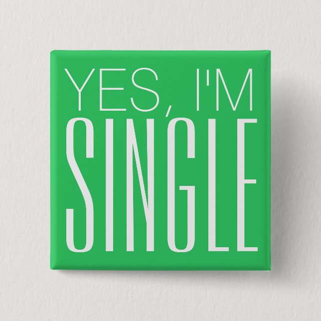 Bóton Quadrado 5.08cm ÚNICO botão (Frente)