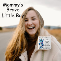 Unicórnio, Filho, Criança, Botão MS Warrior