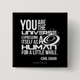 Bóton Quadrado 5.08cm Universo humano