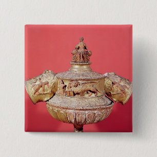 Bóton Quadrado 5.08cm Urna usada para eleições dogal