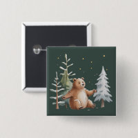 Urso de Inverno Nevado Fofo Floresta de Inverno Ca