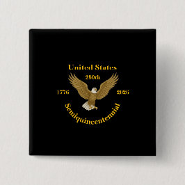 Bóton Quadrado 5.08cm USA 250 Elegant Black Buttons