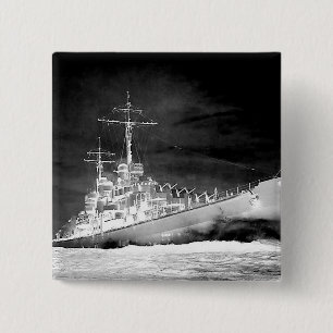 Bóton Quadrado 5.08cm USS Atlanta