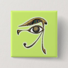 Bóton Quadrado 5.08cm Utchat - Amulet of Protection