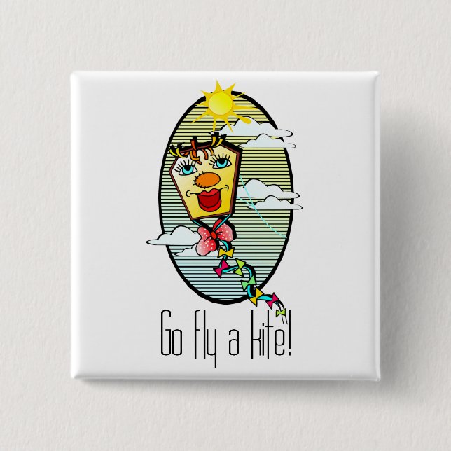 Bóton Quadrado 5.08cm Vai voar uma pipa 7 (Frente)