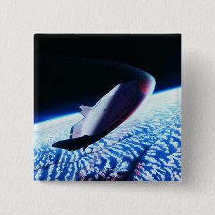 Bóton Quadrado 5.08cm Vaivém espacial 3