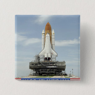 Bóton Quadrado 5.08cm Vaivém espacial Atlantis 2