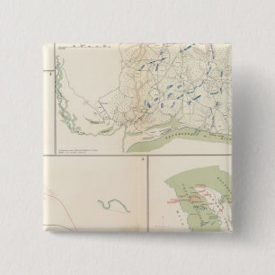 Bóton Quadrado 5.08cm Valverde, Shiloh, Ft Craig, Ilha Roanoke