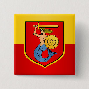Bóton Quadrado 5.08cm Varsóvia (Varsóvia)