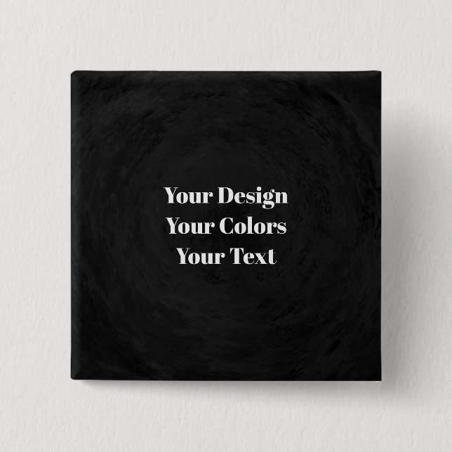 Bóton Quadrado 5.08cm Vazio - Crie seu próprio personalizado (Frente)