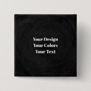 Bóton Quadrado 5.08cm Vazio - Crie seu próprio personalizado