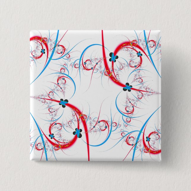 Bóton Quadrado 5.08cm Vchira70 (Frente)