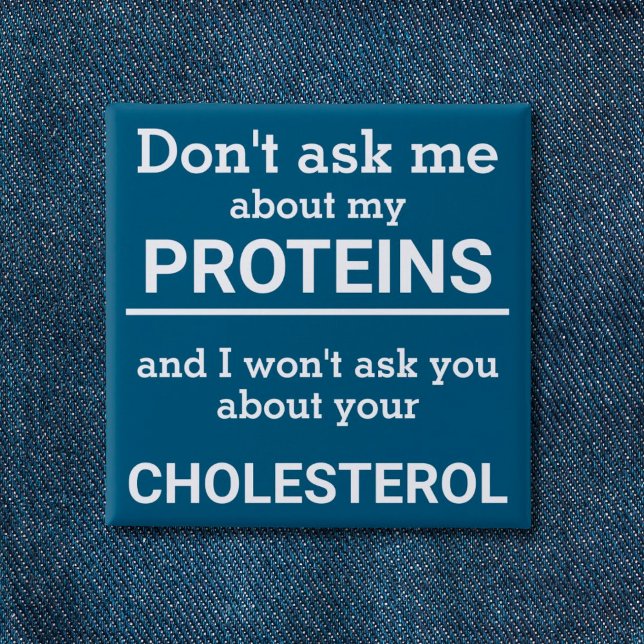 Bóton Quadrado 5.08cm Vegan - não me pergunte sobre minha diversão prote (Criador carregado)